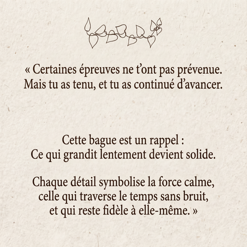 Bague Ajustable - Éclosion